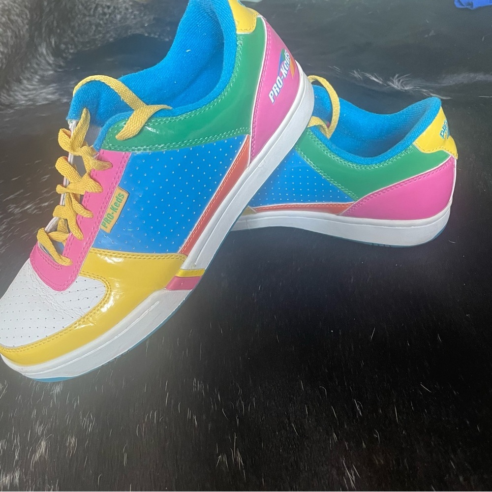 PRO-Keds Royal Court Mens Sneaker Size 10 Rare PM1407 Skittles edition! - Picture 7 of 9